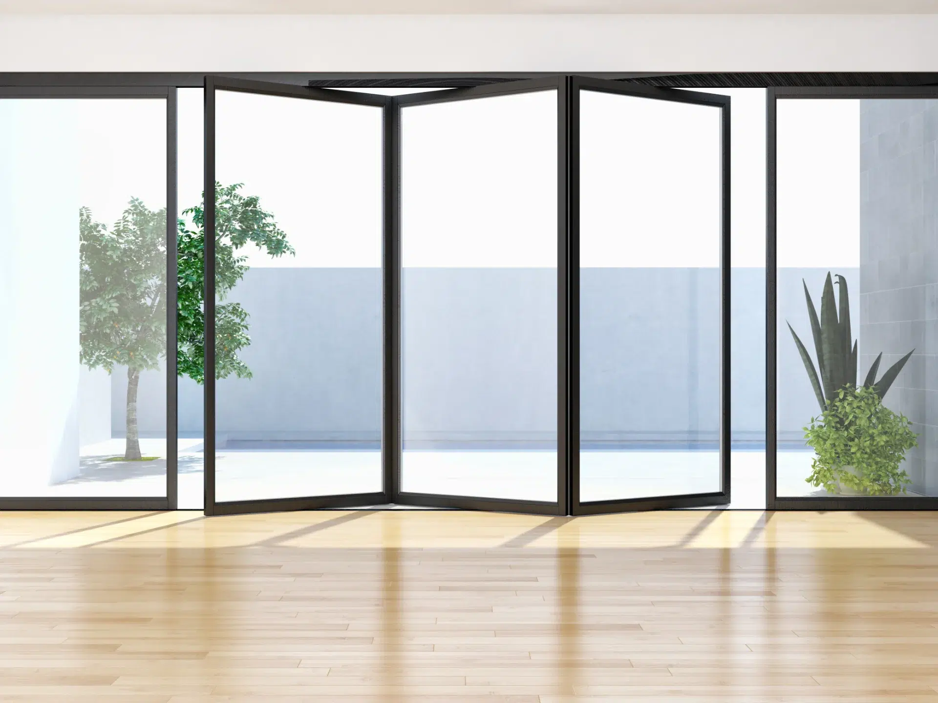 VLX 100 Bifold / Folding Door in Fort Lauderdale, FL | Juniper Windows Fort Lauderdale - detail 1
