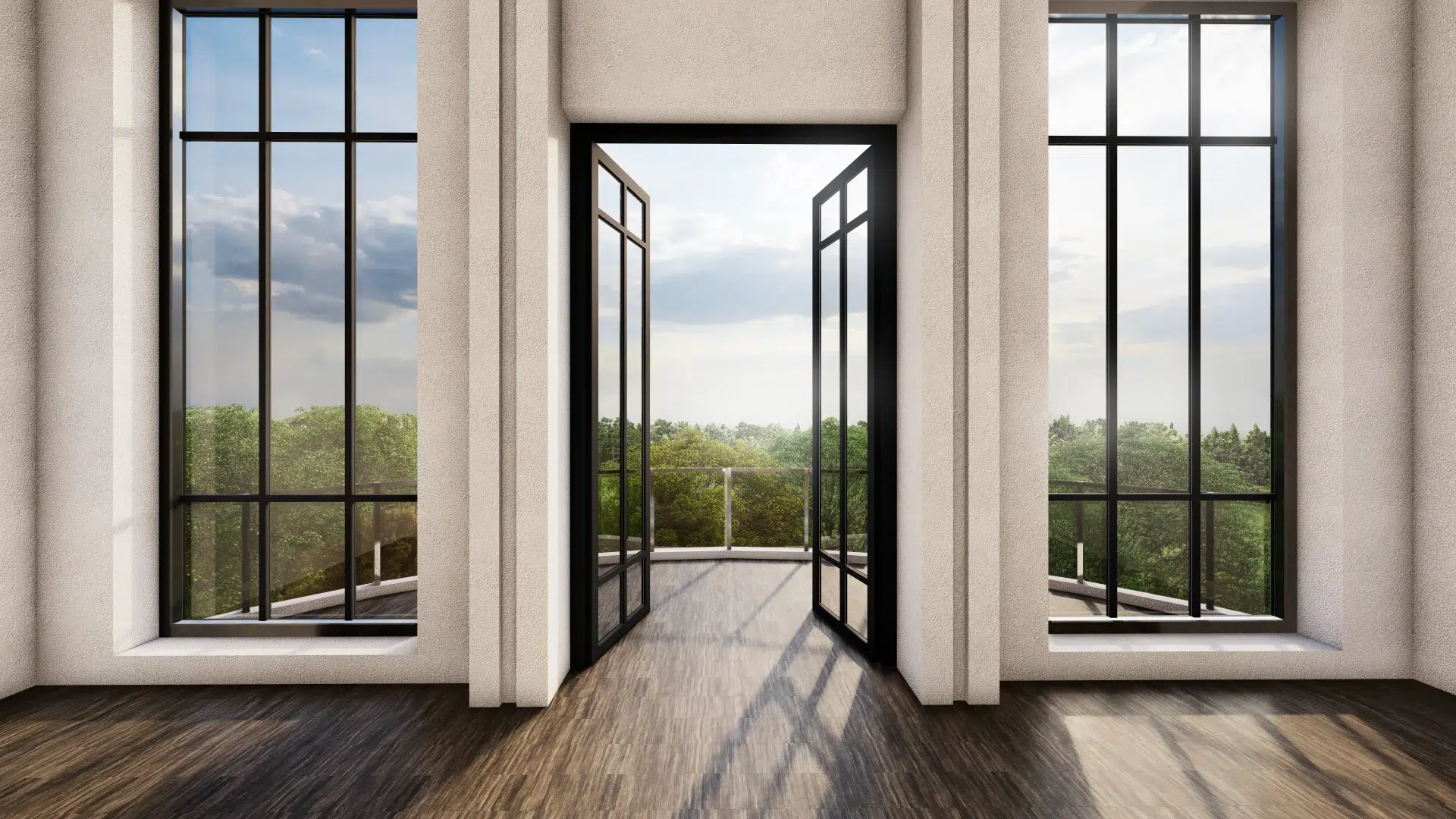 VLX 100 Double Swing / French Door in Fort Lauderdale, FL | Juniper Windows Fort Lauderdale - detail 1