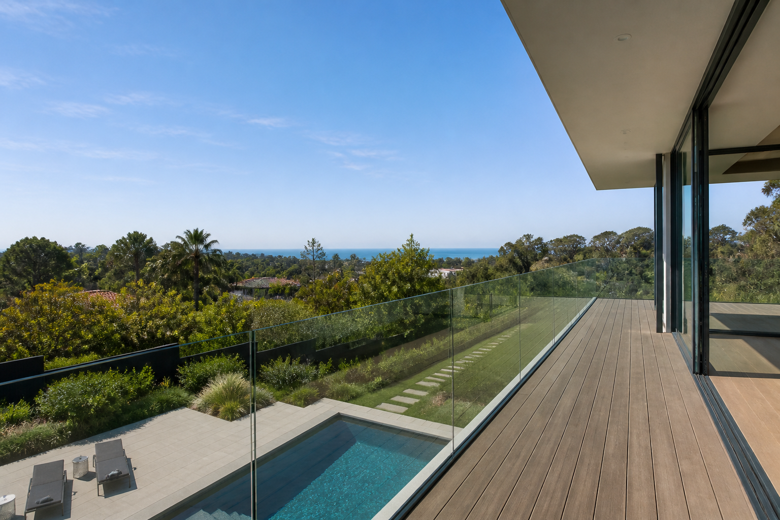 VLX 120 Glass Railing System in Fort Lauderdale, FL | Juniper Windows Fort Lauderdale - detail 4
