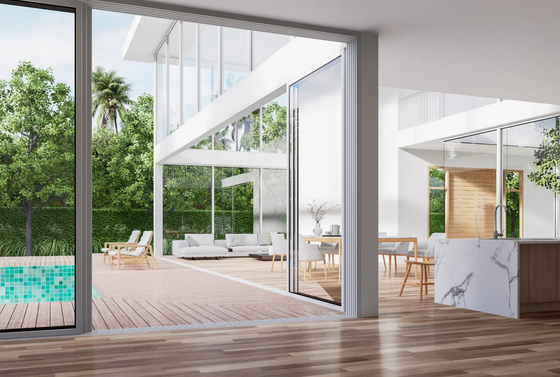 VLX 138 Panoramic Sliding Door in Fort Lauderdale, FL | Juniper Windows Fort Lauderdale - detail 1