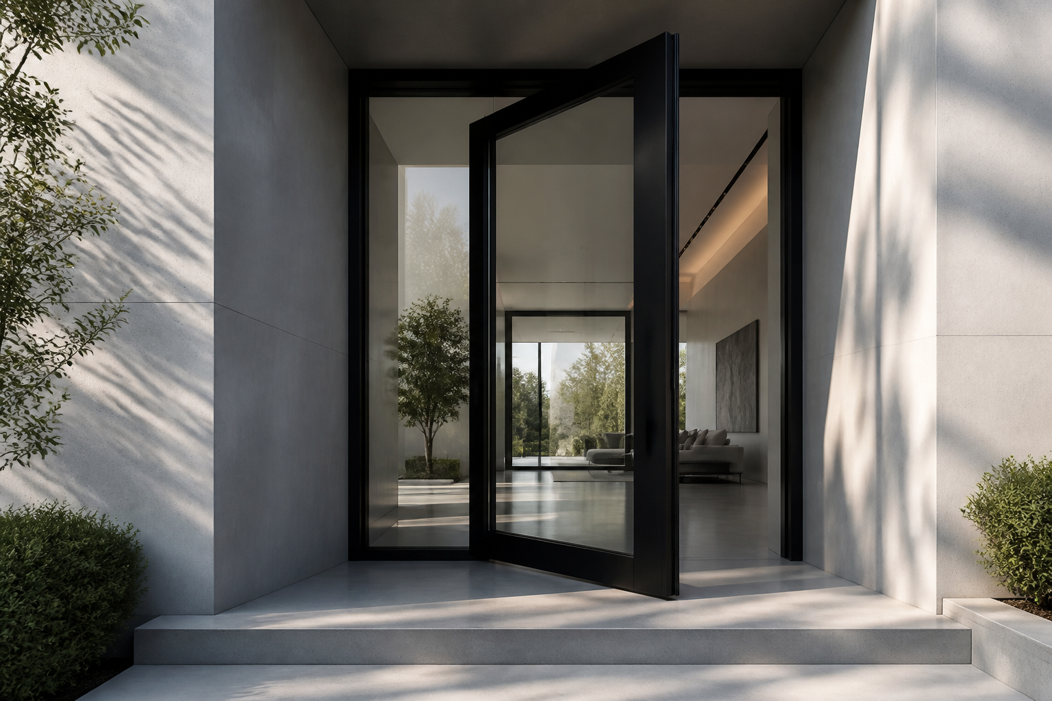 VLX 100 Pivot Door in Fort Lauderdale, FL | Juniper Windows Fort Lauderdale - detail 2